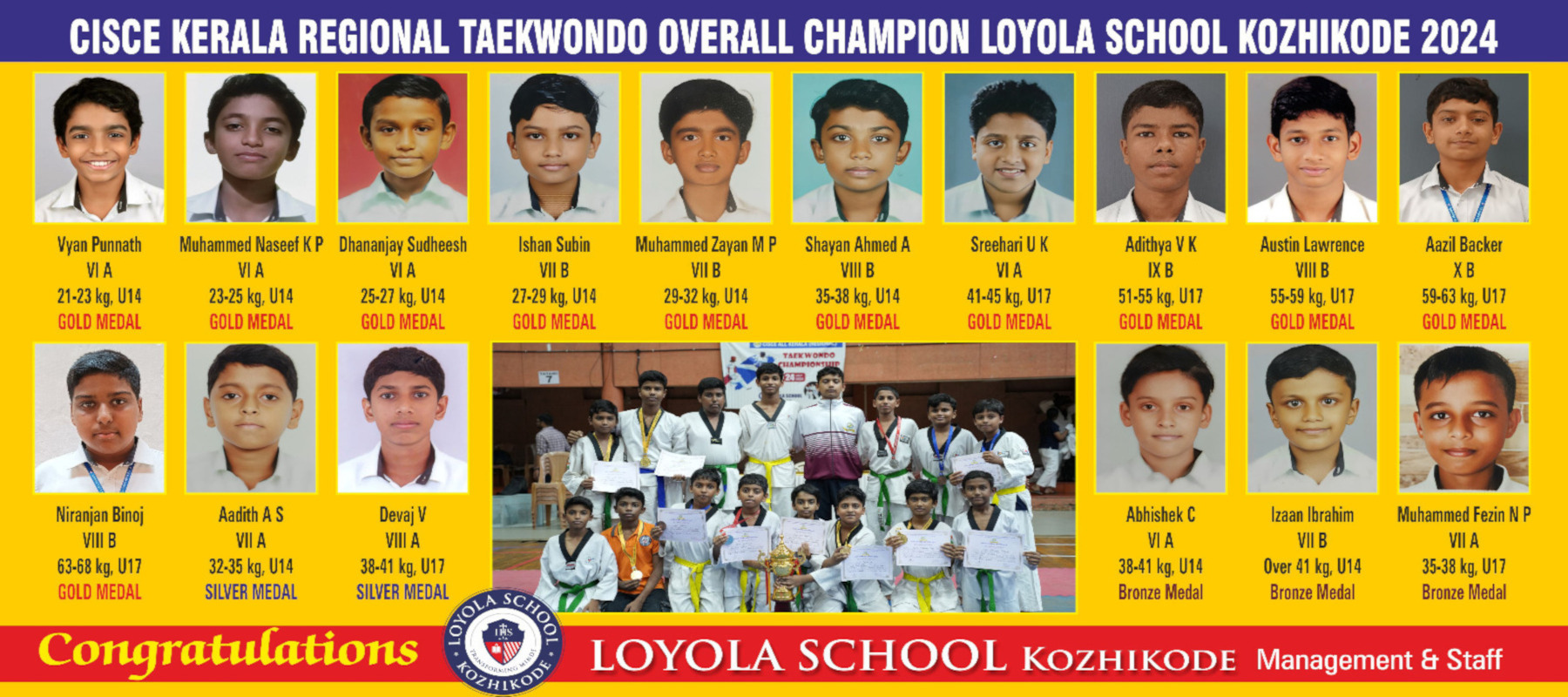 Loyola School Kozhikode – Slider – Taekwondo